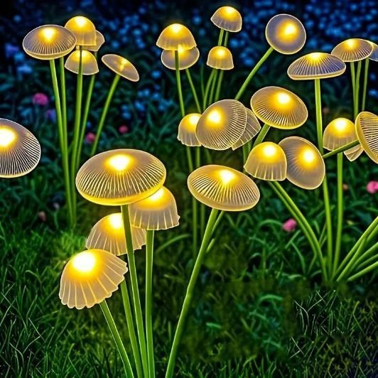 Solar LED Mushroom Lights
